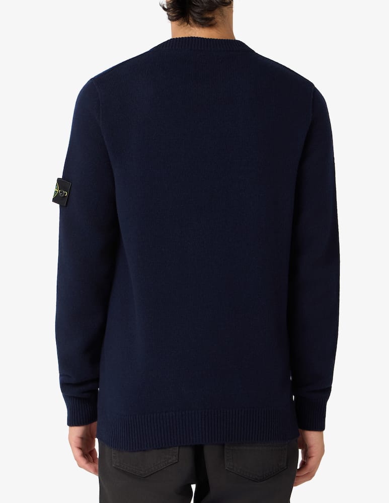 Stone Island Maglia girocollo in lana d'agnello - immagine 3 Stone Island Maglia girocollo in lana d'agnello - immagine 3