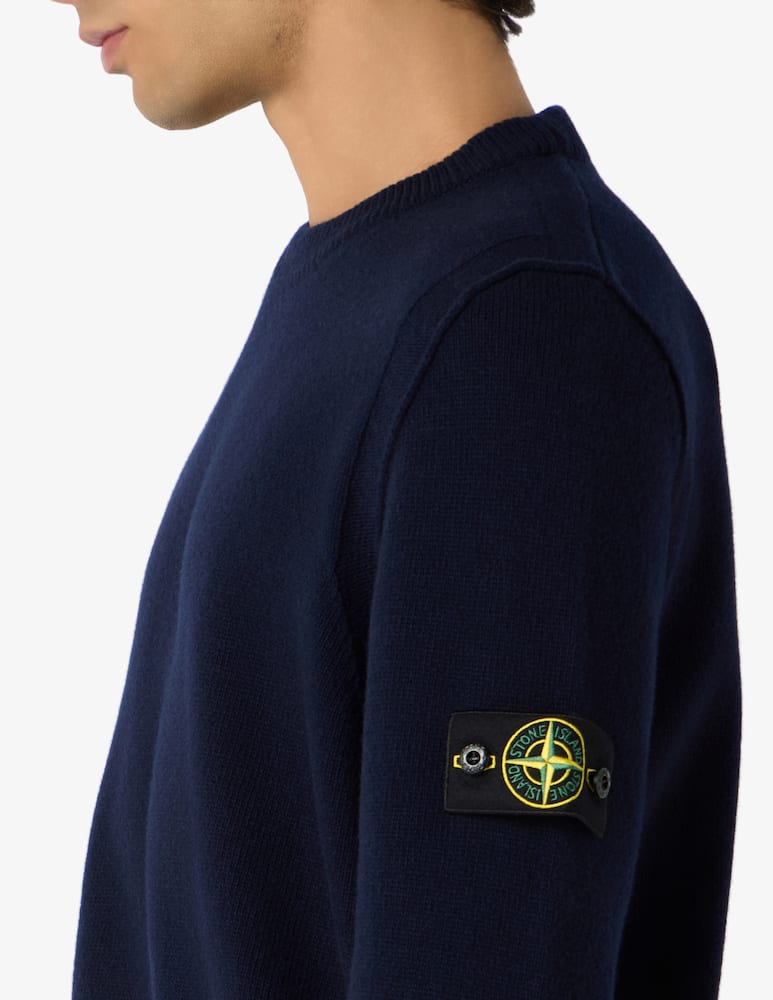 Stone Island Maglia girocollo in lana d'agnello - immagine 4 Stone Island Maglia girocollo in lana d'agnello - immagine 4