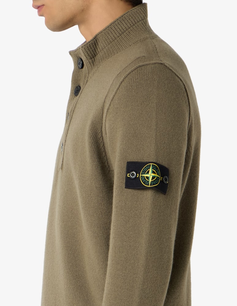 Stone Island Maglia collo alto in lana d'agnello - immagine 4 Stone Island Maglia collo alto in lana d'agnello - immagine 4