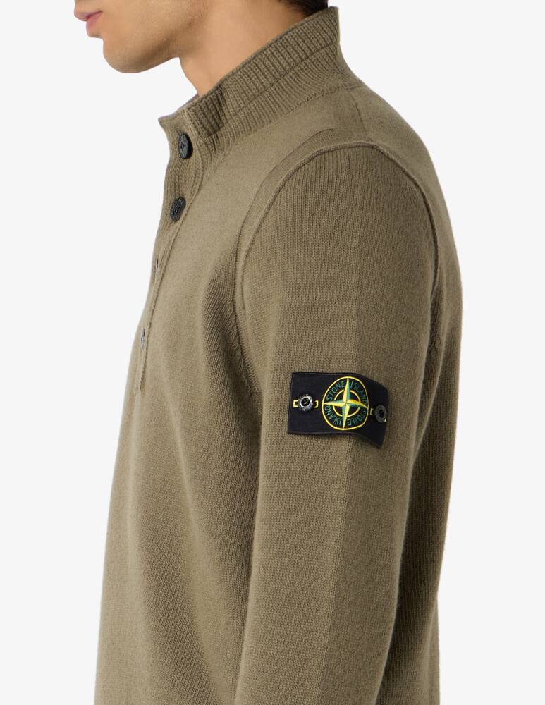 rinascente Stone Island Maglia collo alto in lana d'agnello