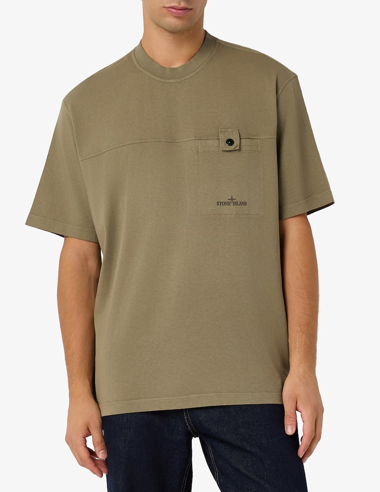Stone Island T-shirt con taschino in cotone jersey - immagine 1 Stone Island T-shirt con taschino in cotone jersey - immagine 1