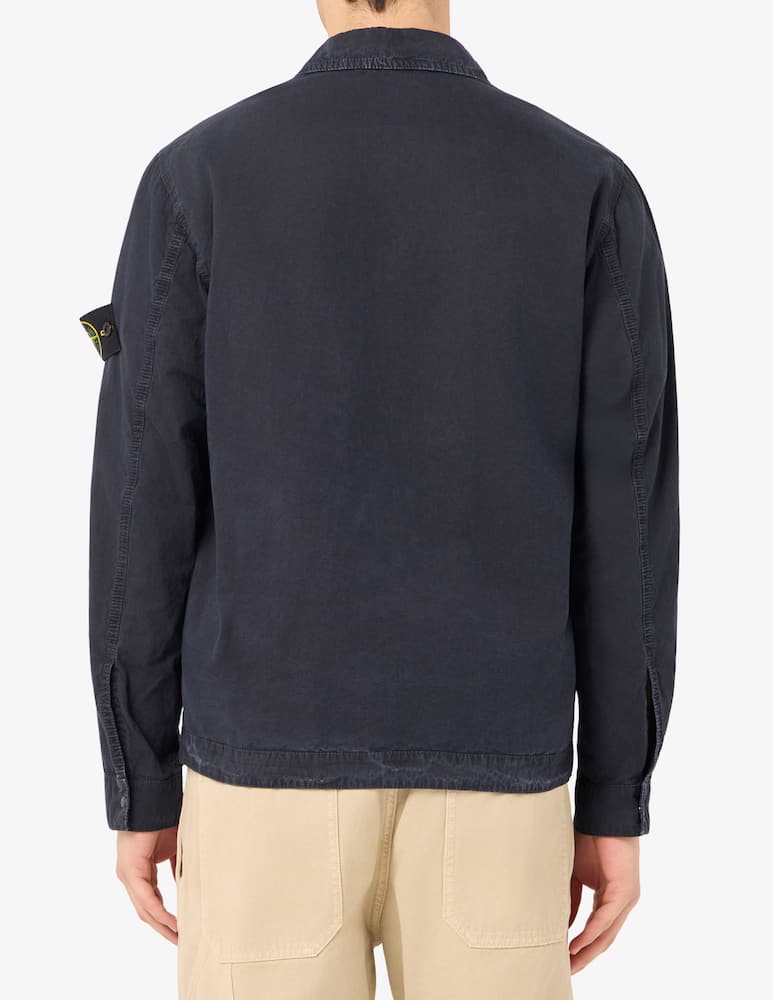 rinascente Stone Island Camicia overshirt in cotone organico