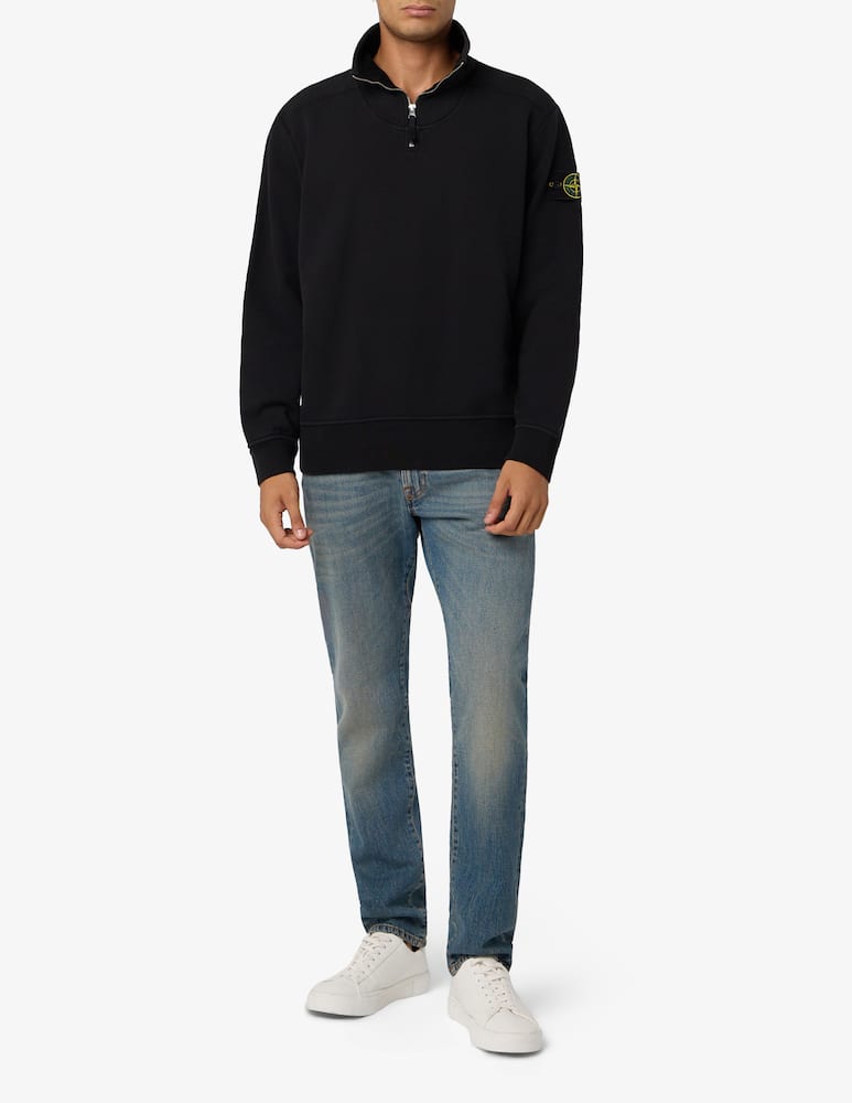 Stone Island Half-zip fleece polo - picture 2 Stone Island Half-zip fleece polo - picture 2