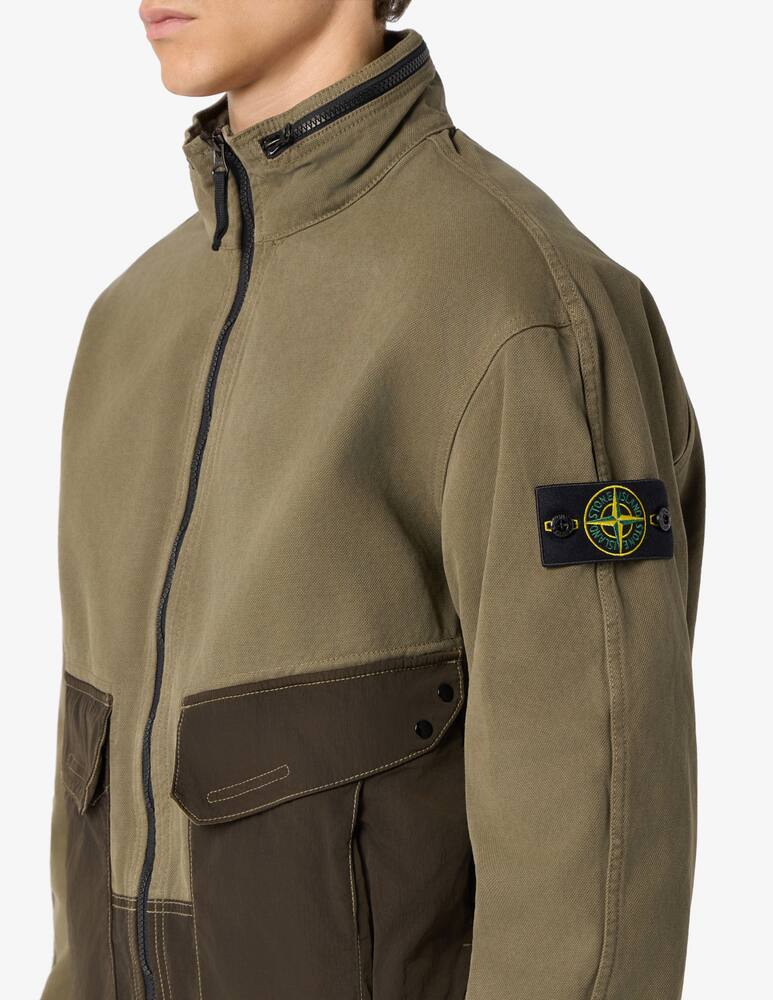 rinascente Stone Island Panama cotton overshirt