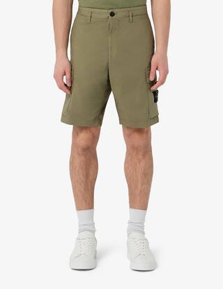 Pantaloncini Cargo Uomo In Cotone - Bermuda Con Tasche E Coulisse, Stile Vintage Casual, Colori Vari