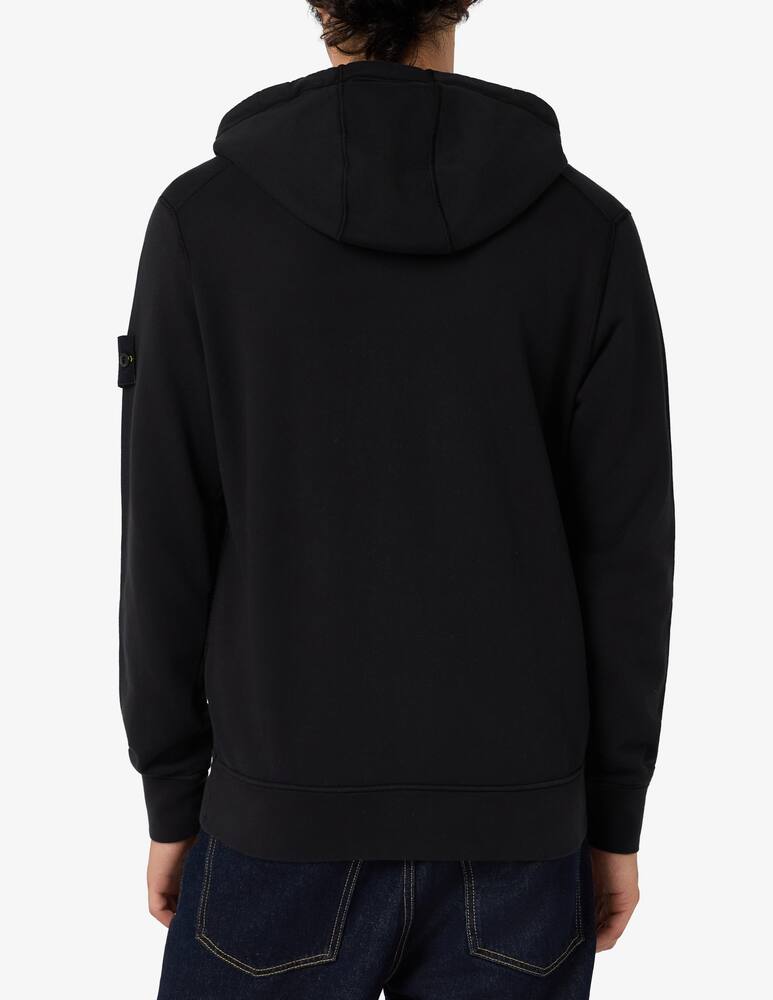 rinascente Stone Island Felpa con cappuccio e zip in cotone organico pesante