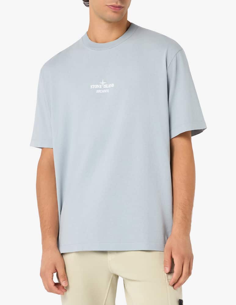 rinascente Stone Island T-shirt in jersey di cotone Archivio