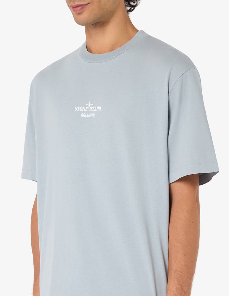rinascente Stone Island T-shirt in jersey di cotone Archivio