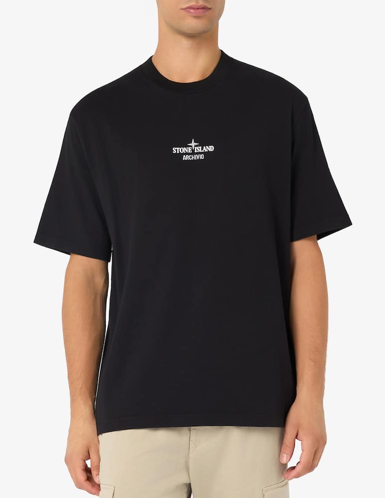 rinascente Stone Island Organic cotton t-shirt with print