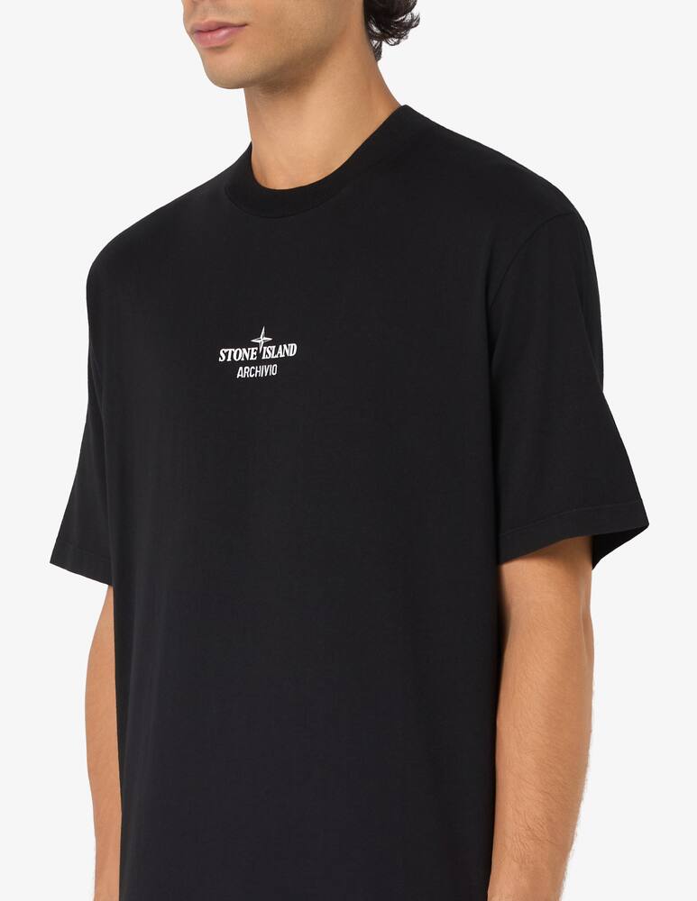 rinascente Stone Island Organic cotton t-shirt with print