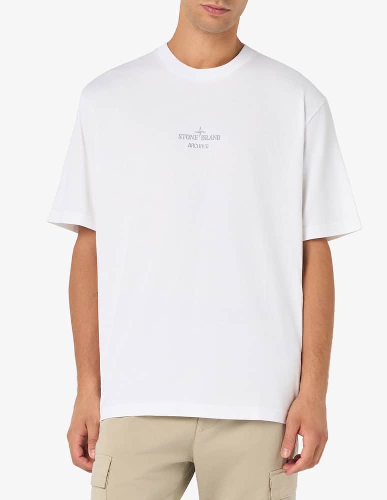 rinascente Stone Island Organic cotton t-shirt with print