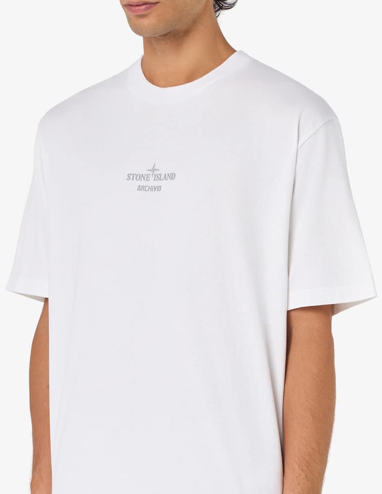 rinascente Stone Island Organic cotton t-shirt with print