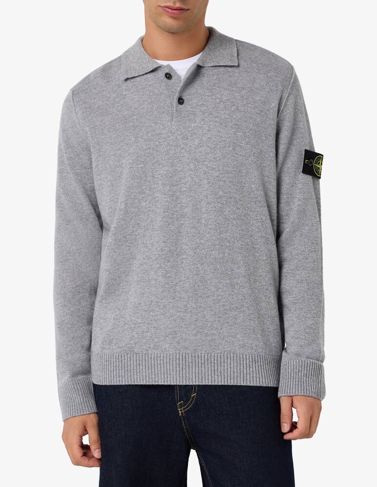 rinascente Stone Island Light wool polo jumper