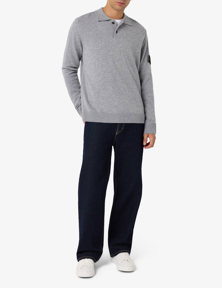 rinascente Stone Island Light wool polo jumper