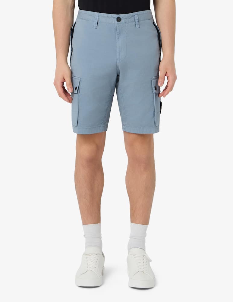 rinascente Stone Island Classic cotton cargo bermuda
