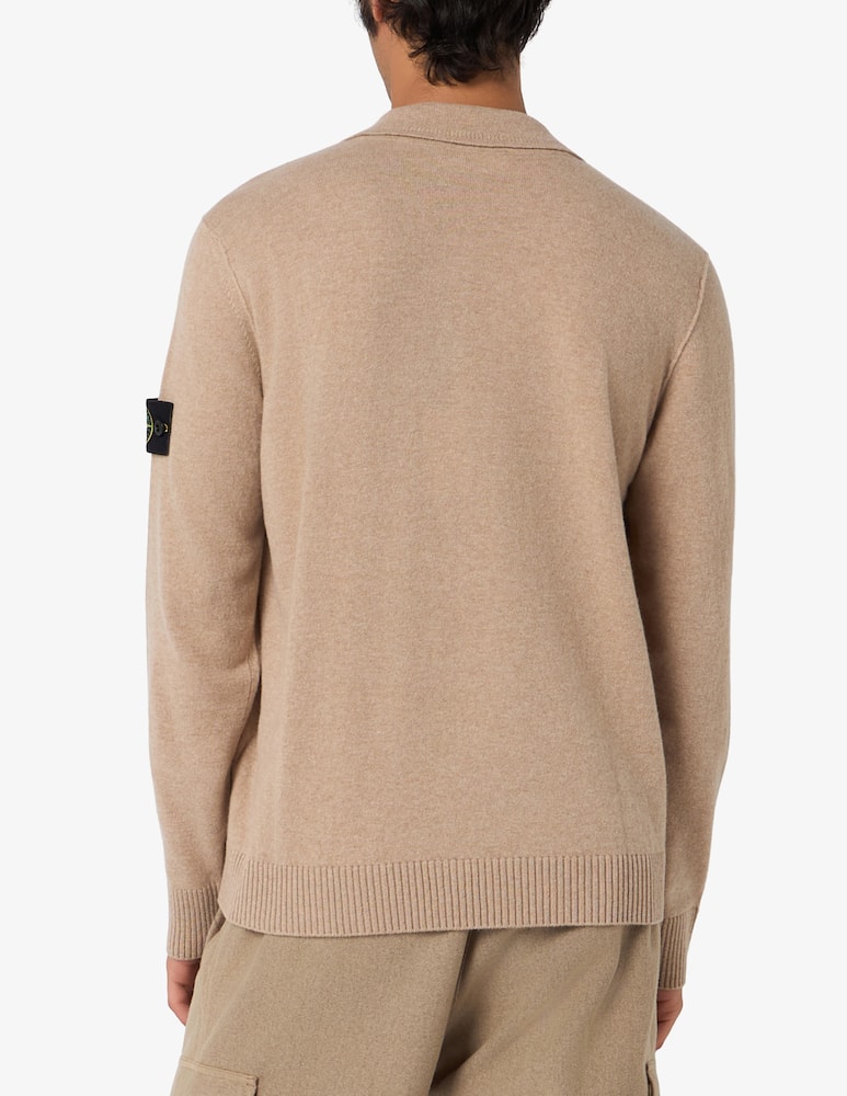Stone Island Long-sleeve polo jumper - picture 3 Stone Island Long-sleeve polo jumper - picture 3