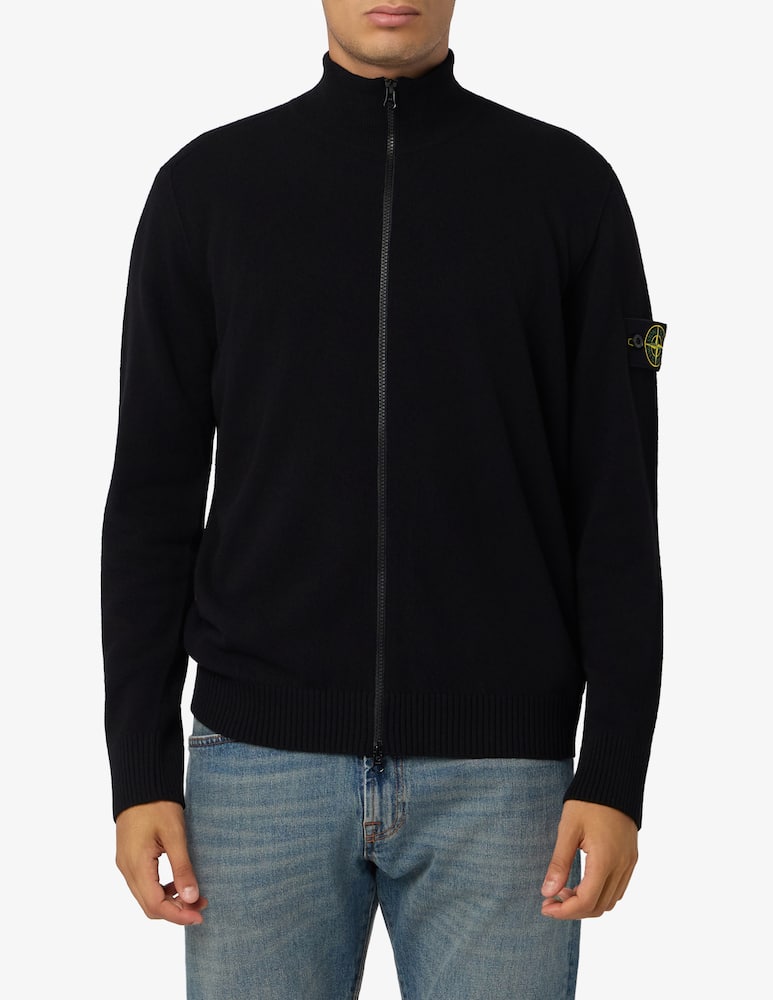 Stone Island Cardigan con zip in lana - immagine 1 Stone Island Cardigan con zip in lana - immagine 1