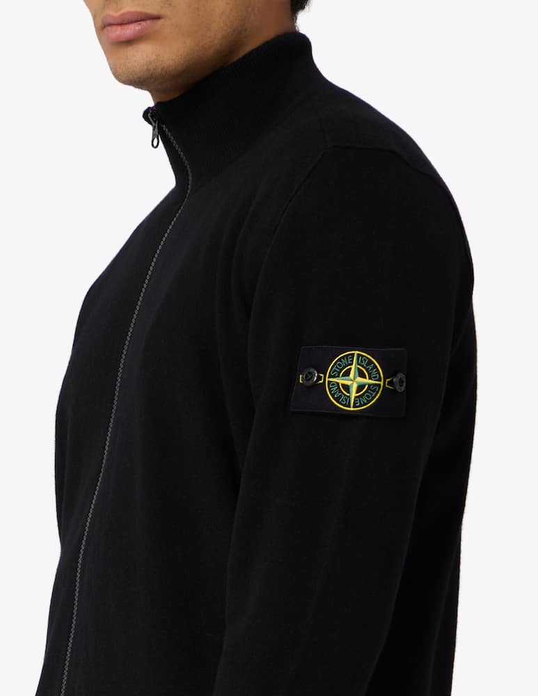 Stone Island Cardigan con zip in lana - immagine 4 Stone Island Cardigan con zip in lana - immagine 4