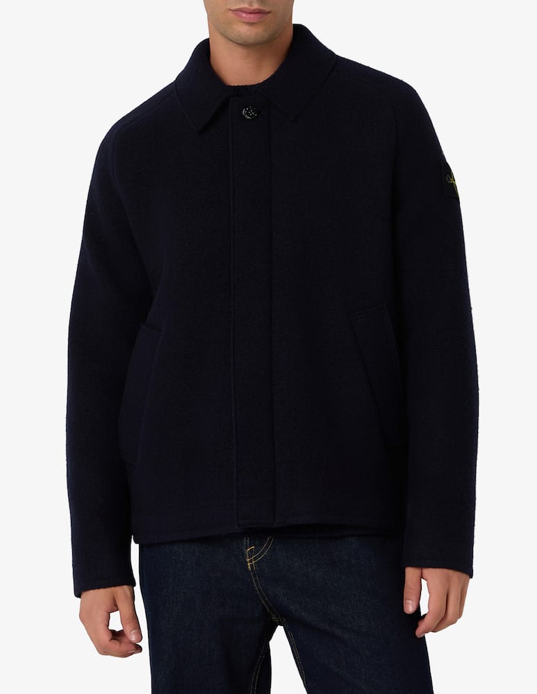 Stone Island Felted wool cardigan - picture 1 Stone Island Felted wool cardigan - picture 1
