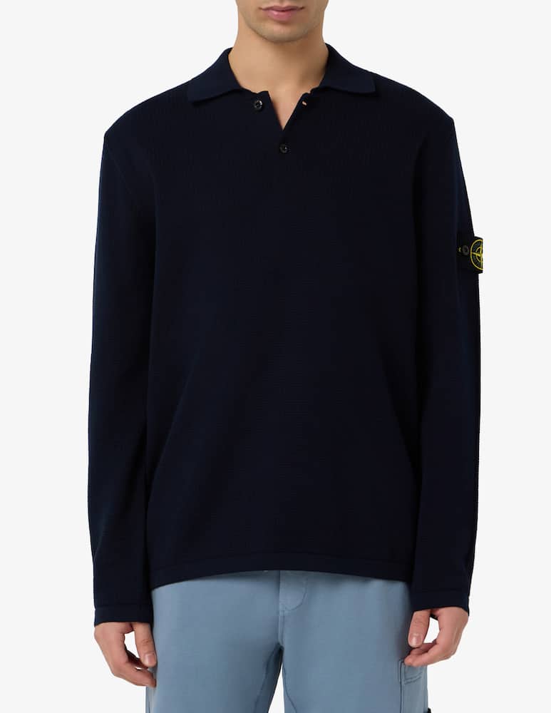 Stone Island Polo in maglia lavorata - immagine 1 Stone Island Polo in maglia lavorata - immagine 1