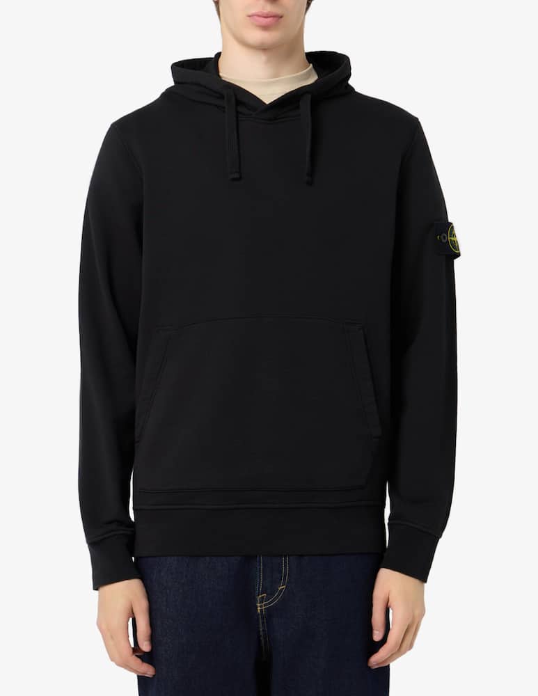 Stone Island Felpa basic in cotone organico - immagine 1 Stone Island Felpa basic in cotone organico - immagine 1
