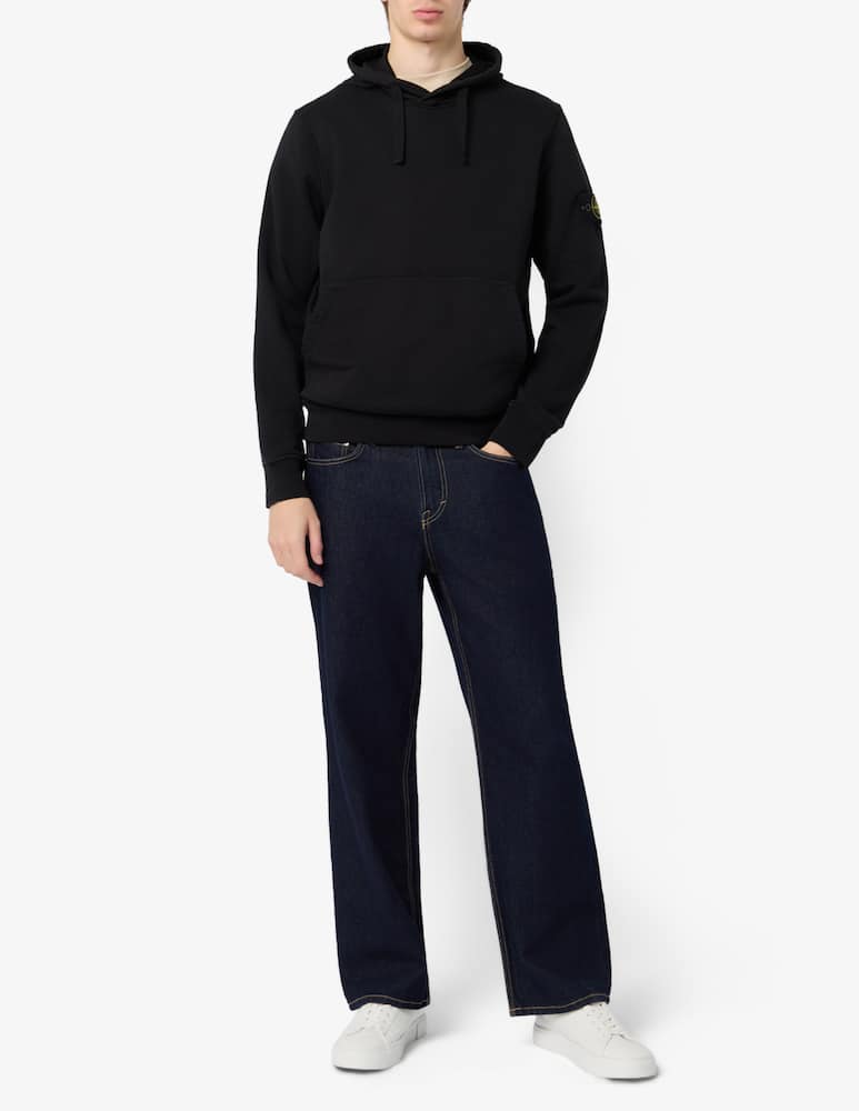 Stone Island Felpa basic in cotone organico - immagine 2 Stone Island Felpa basic in cotone organico - immagine 2