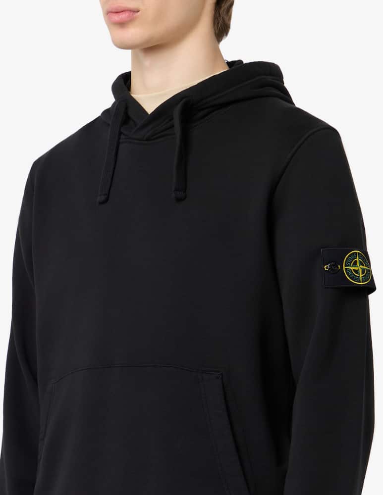 Stone Island Felpa basic in cotone organico - immagine 4 Stone Island Felpa basic in cotone organico - immagine 4