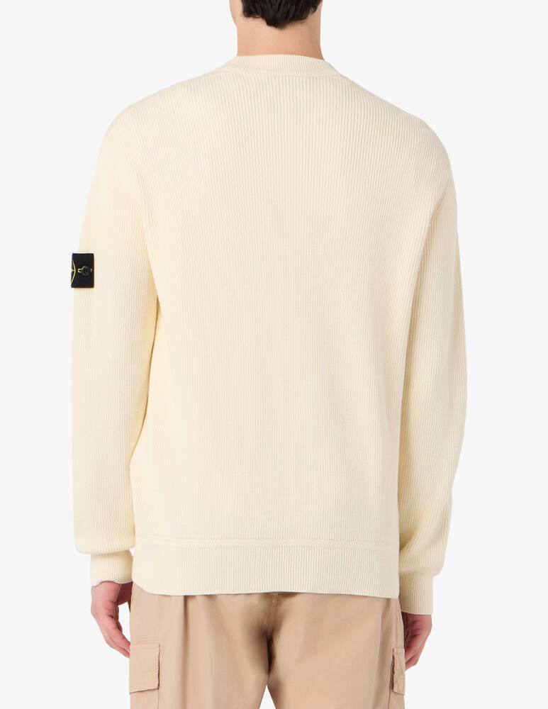 Stone Island Maglia girocollo in cotone - immagine 3 Stone Island Maglia girocollo in cotone - immagine 3