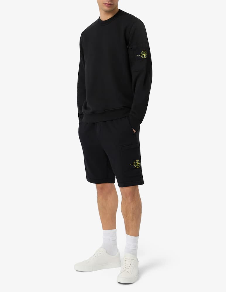 rinascente Stone Island Bermuda in felpa cotone organico