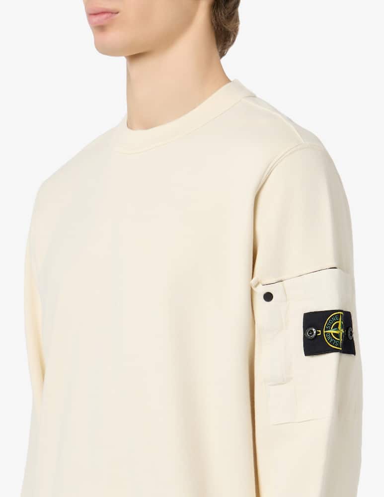 rinascente Stone Island Sweatshirt cotton fleece side pocket