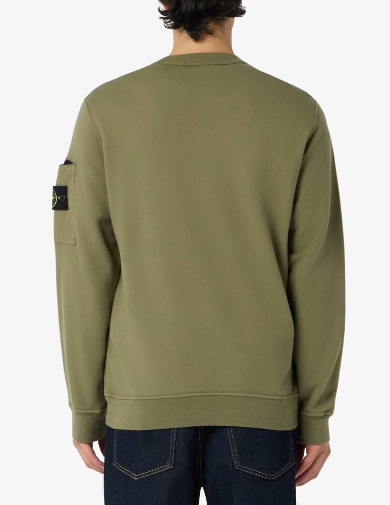 Stone Island Fleece sweatshirt with sleeve pocket - picture 3