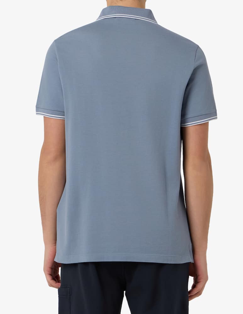 rinascente Stone Island Polo con colletto a contrasti