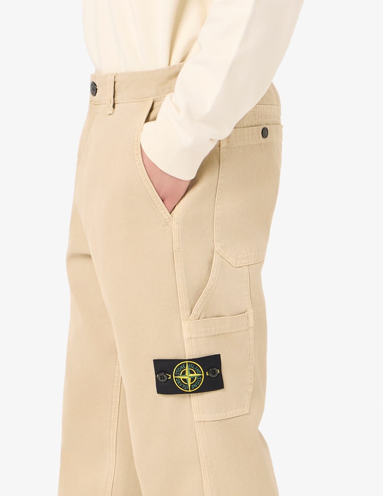 rinascente Stone Island Panama cotton trousers