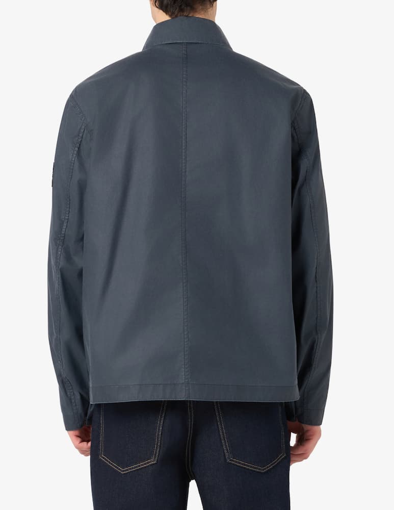 rinascente Stone Island Giacca cerata con tasche frontali