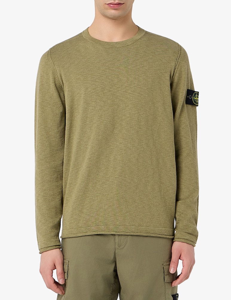 rinascente Stone Island Organic cotton crew neck jumper