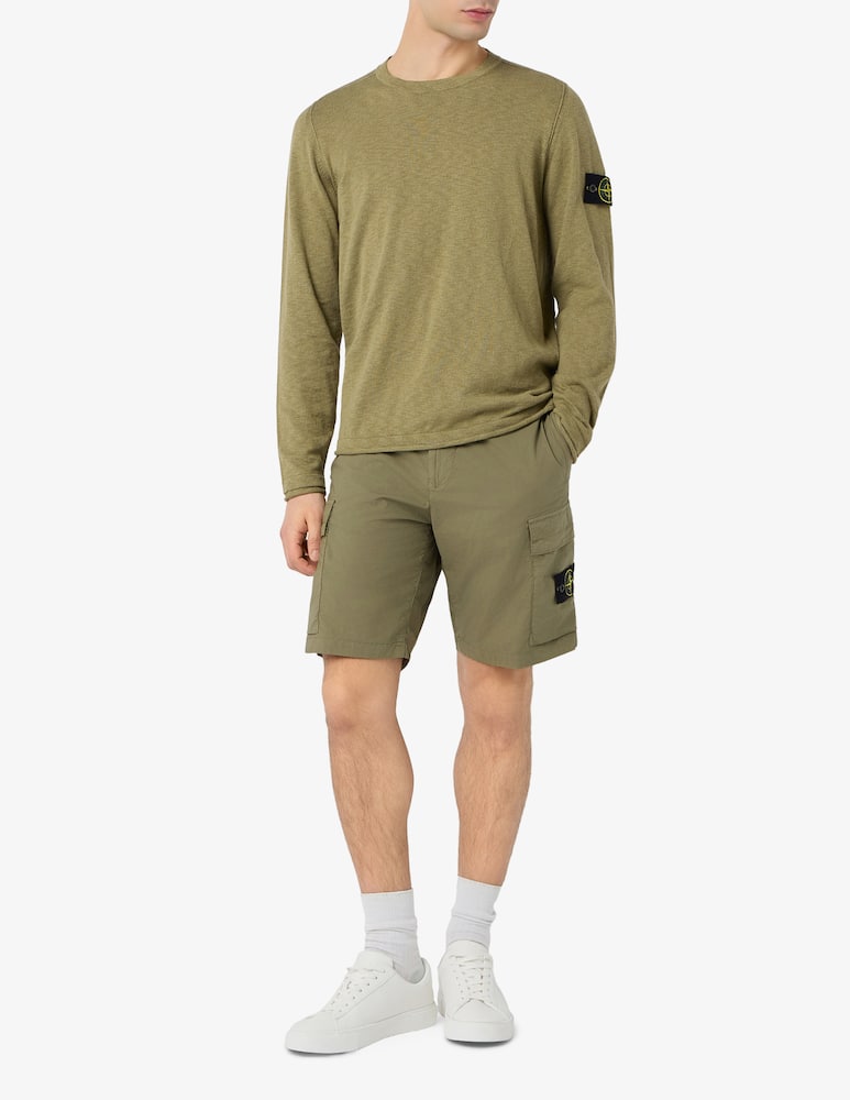 rinascente Stone Island Organic cotton crew neck jumper