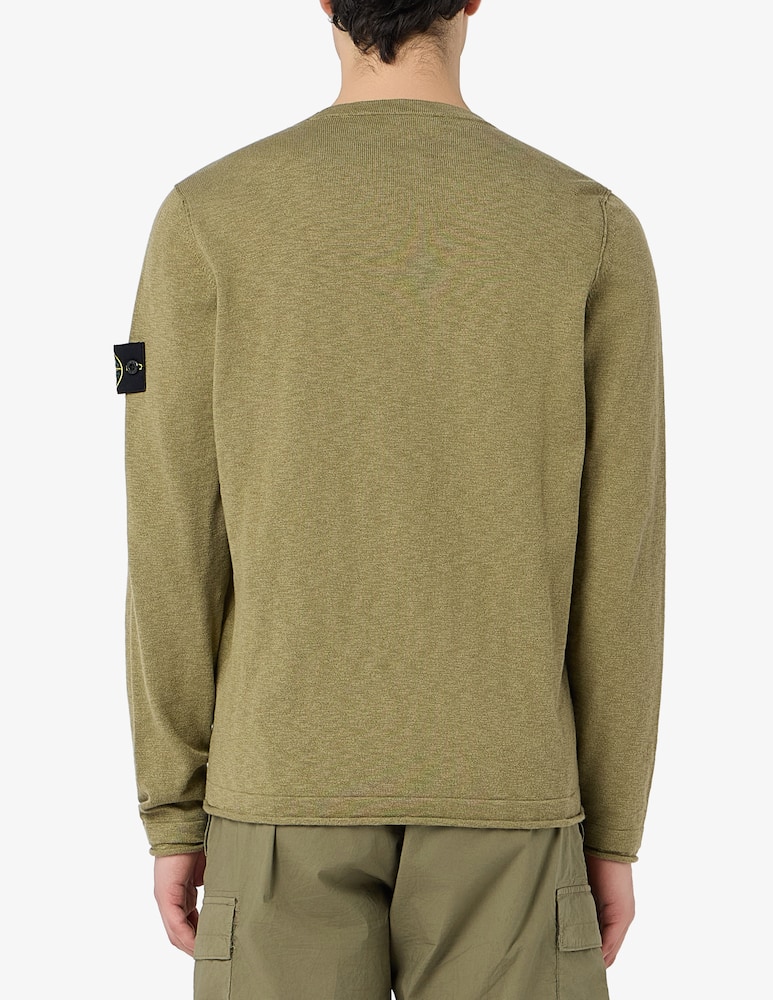 rinascente Stone Island Organic cotton crew neck jumper