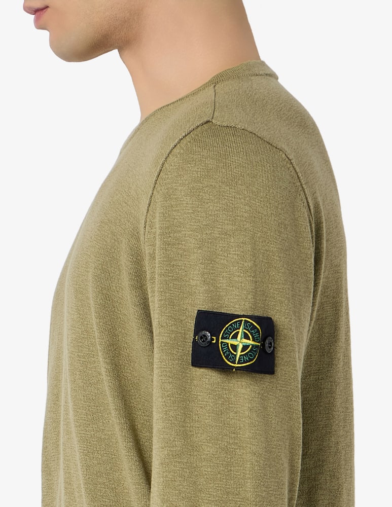 rinascente Stone Island Organic cotton crew neck jumper