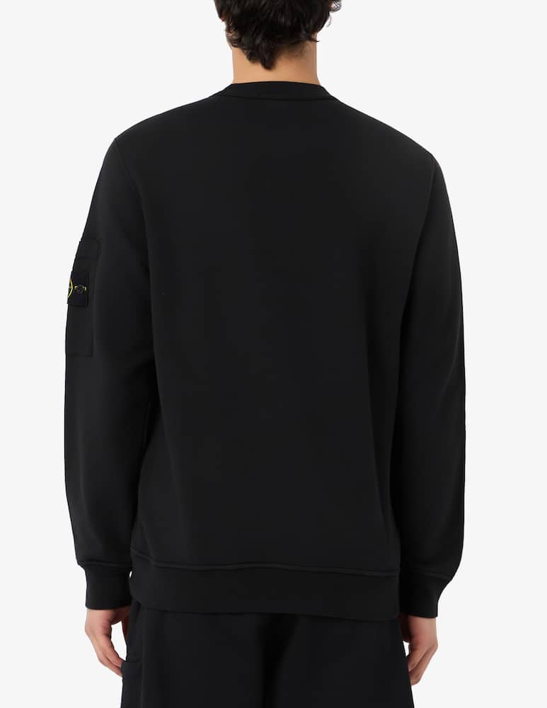 rinascente Stone Island Felpa in cotone con tasca laterale