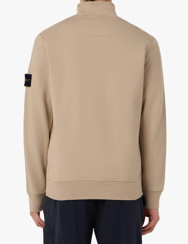 rinascente Stone Island Felpa half zip in cotone organico