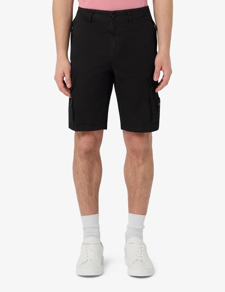 Stone Island Classic organic cotton cargo shorts - picture 1 Stone Island Classic organic cotton cargo shorts - picture 1