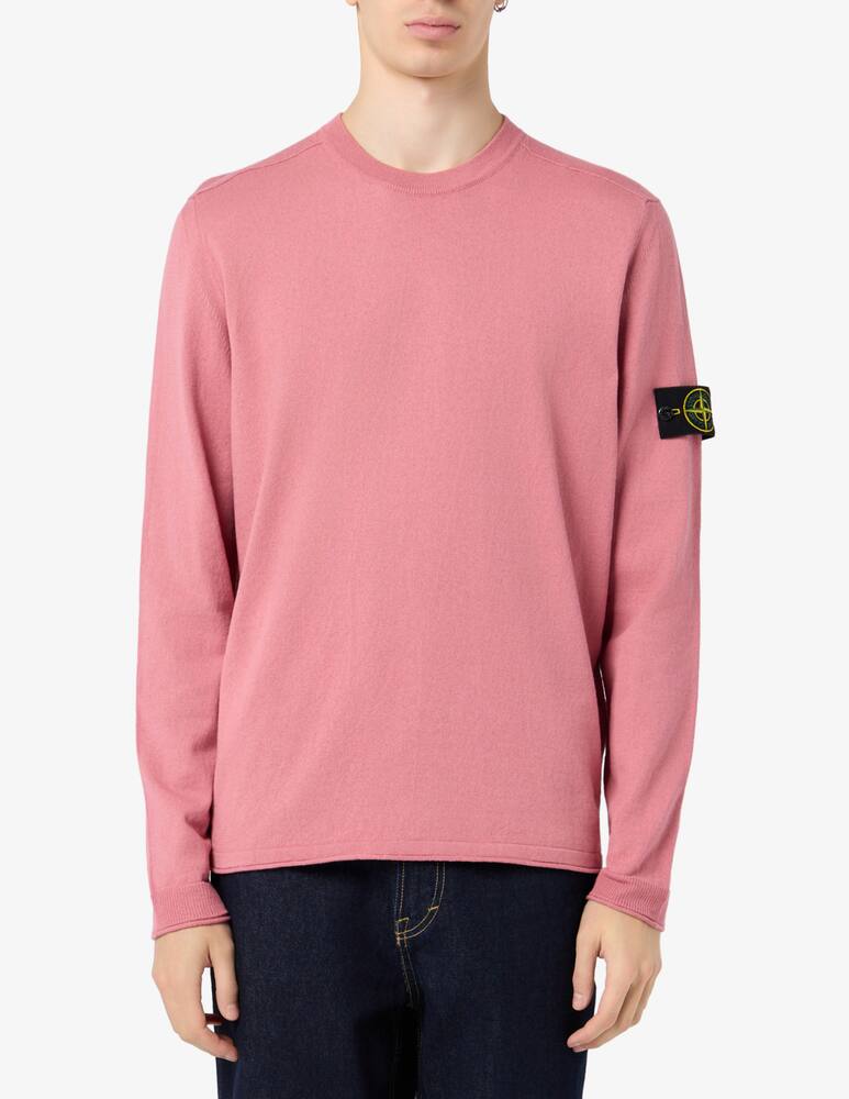 Stone Island Maglia girocollo in cotone organico - immagine 1 Stone Island Maglia girocollo in cotone organico - immagine 1