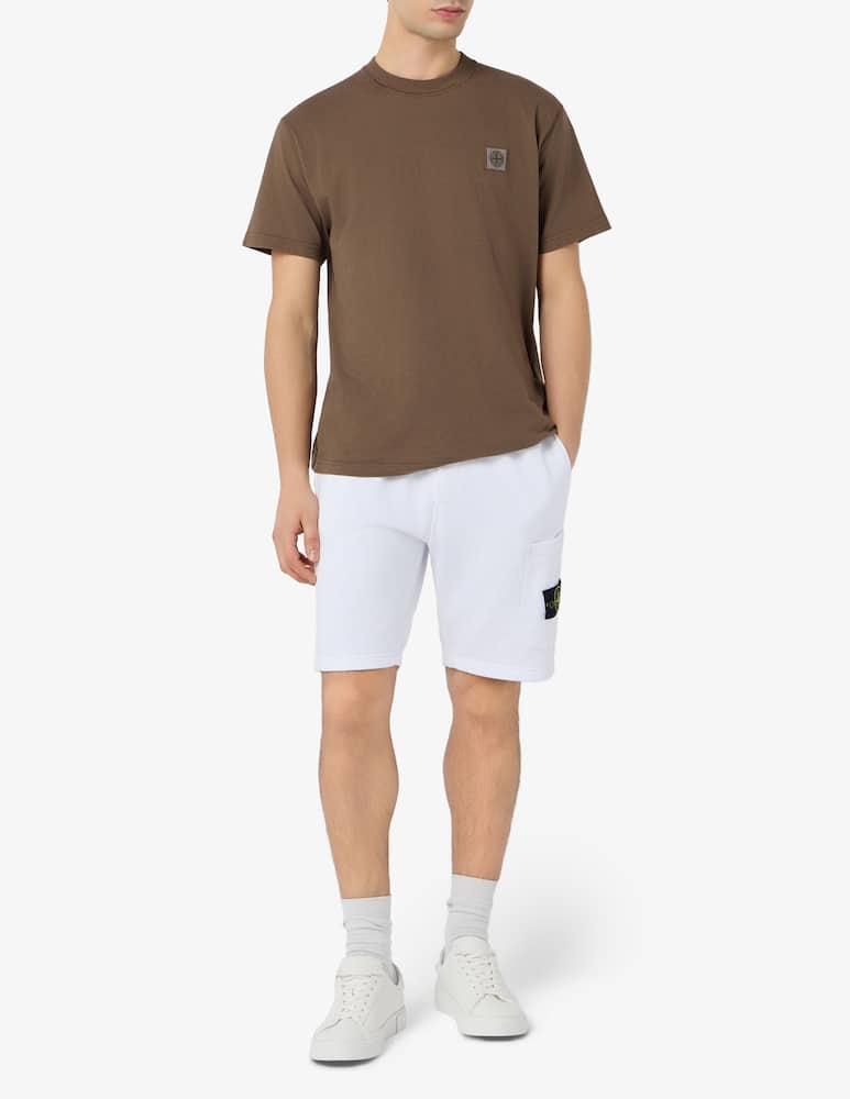 rinascente Stone Island Fleece cargo bermuda shorts