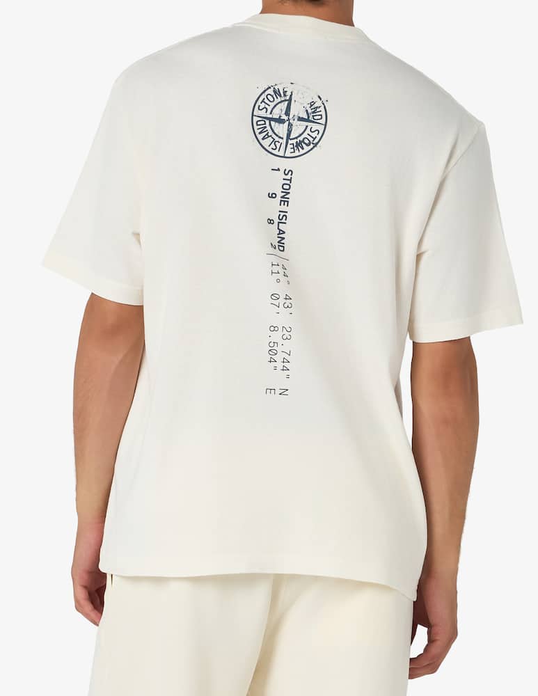 rinascente Stone Island Organic cotton print t-shirt