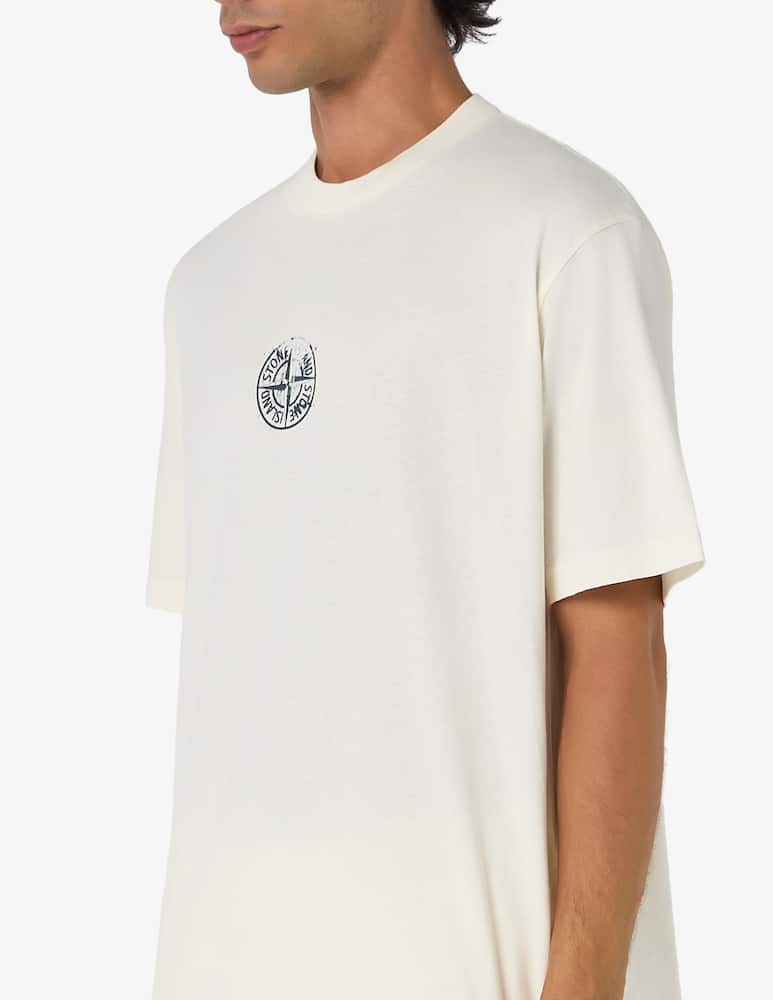 rinascente Stone Island Organic cotton print t-shirt