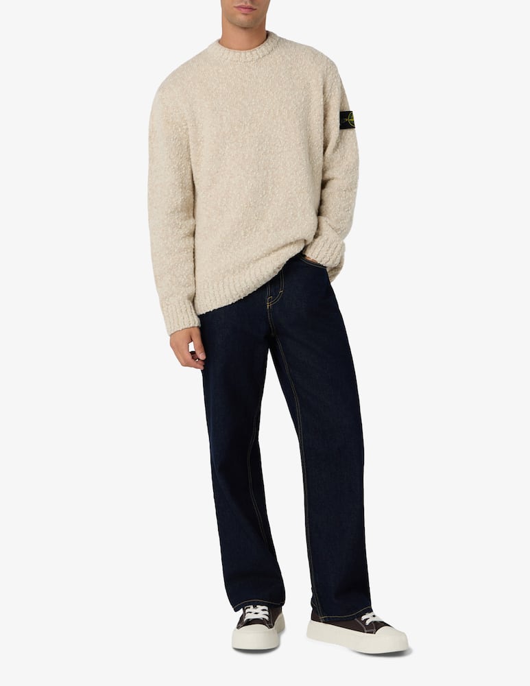 rinascente Stone Island Maglia girocollo in misto lana