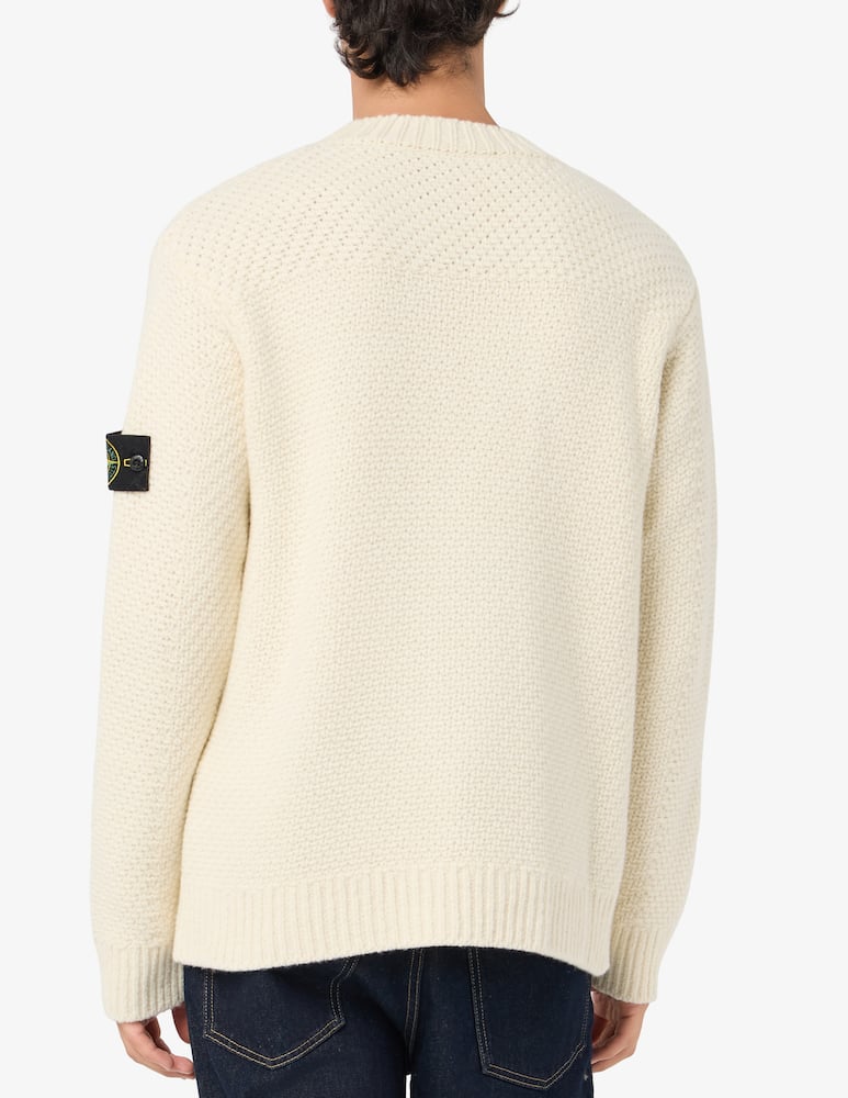 Stone Island Maglia girocollo in lana - immagine 3 Stone Island Maglia girocollo in lana - immagine 3