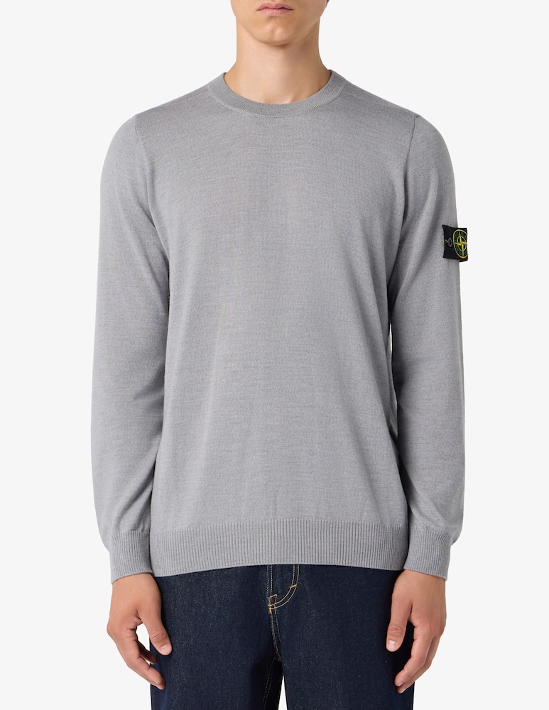 Stone Island Maglia girocollo in lana - immagine 1 Stone Island Maglia girocollo in lana - immagine 1