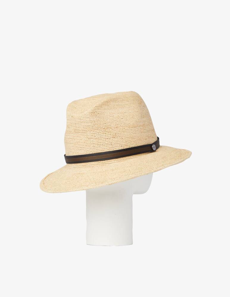 rinascente Borsalino Rafia crochet hat 