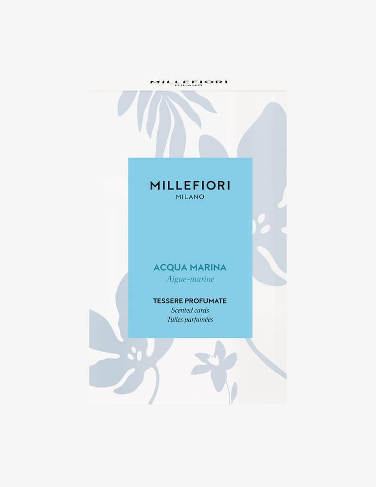 Millefiori Milano Scented Cards 3 Pieces Acqua Marina - picture 3